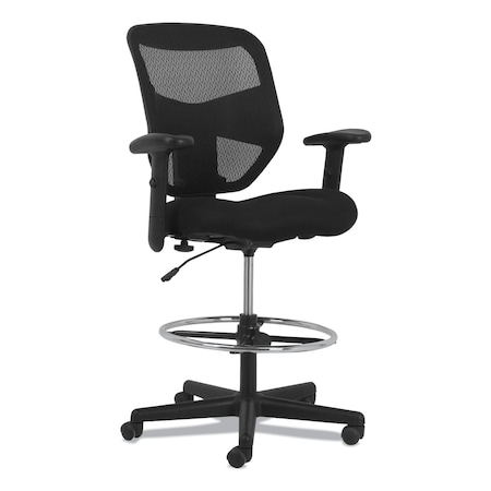 Hon Prominent Hi-Back Task Stool, 28.1in Seat Height, Up to 250 lbs, Black HONVL539MM10